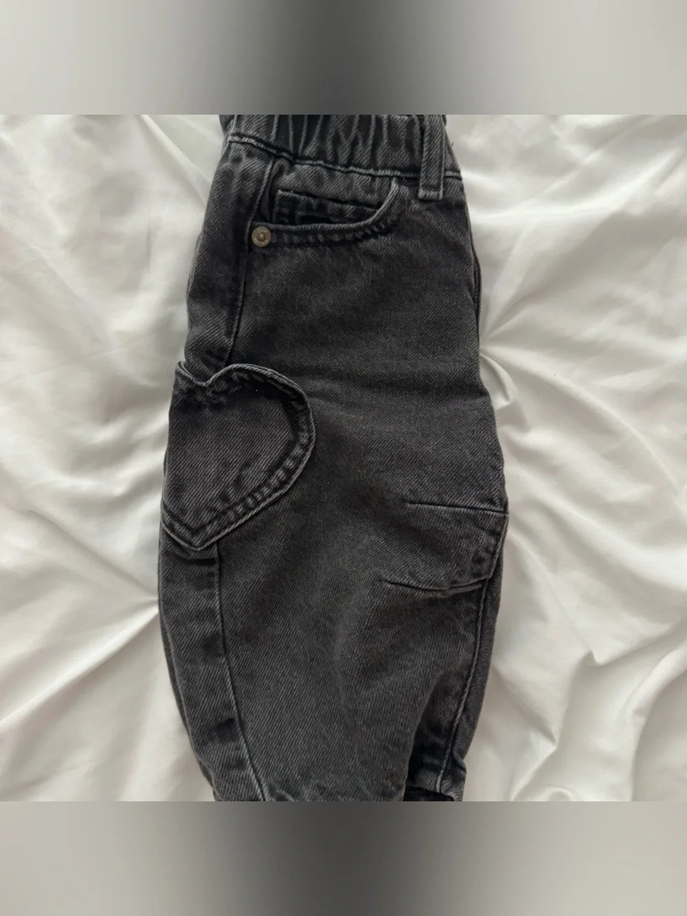 BabyGap Black Paperbag Waist barrel jeans size 6-12months